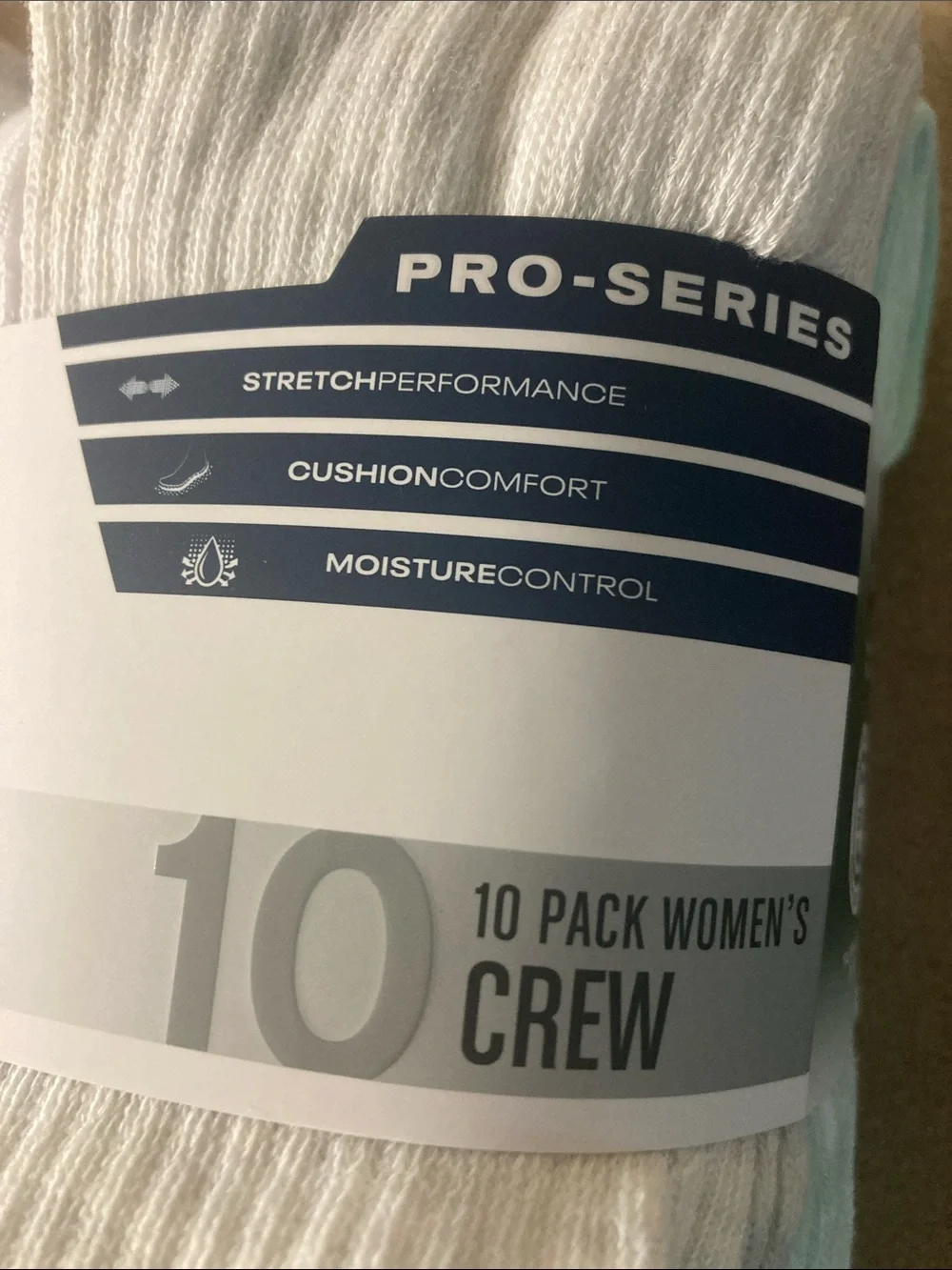 Reebok women’s 10-Pack pro series Crew Athletic Socks